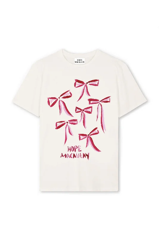 Red Bow Oversized T-shirt